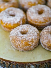 best pumpkin cake donuts with cinnamon sugar
