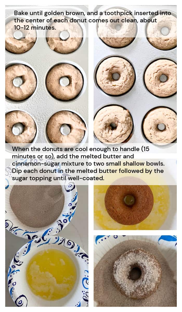 baked apple donuts tutorial