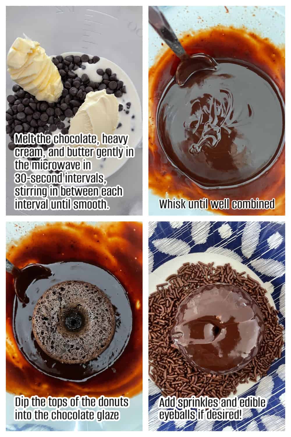 Fun Chocolate Sprinkle Donuts tutorial