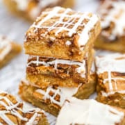 Cinnamon Roll Blondies
