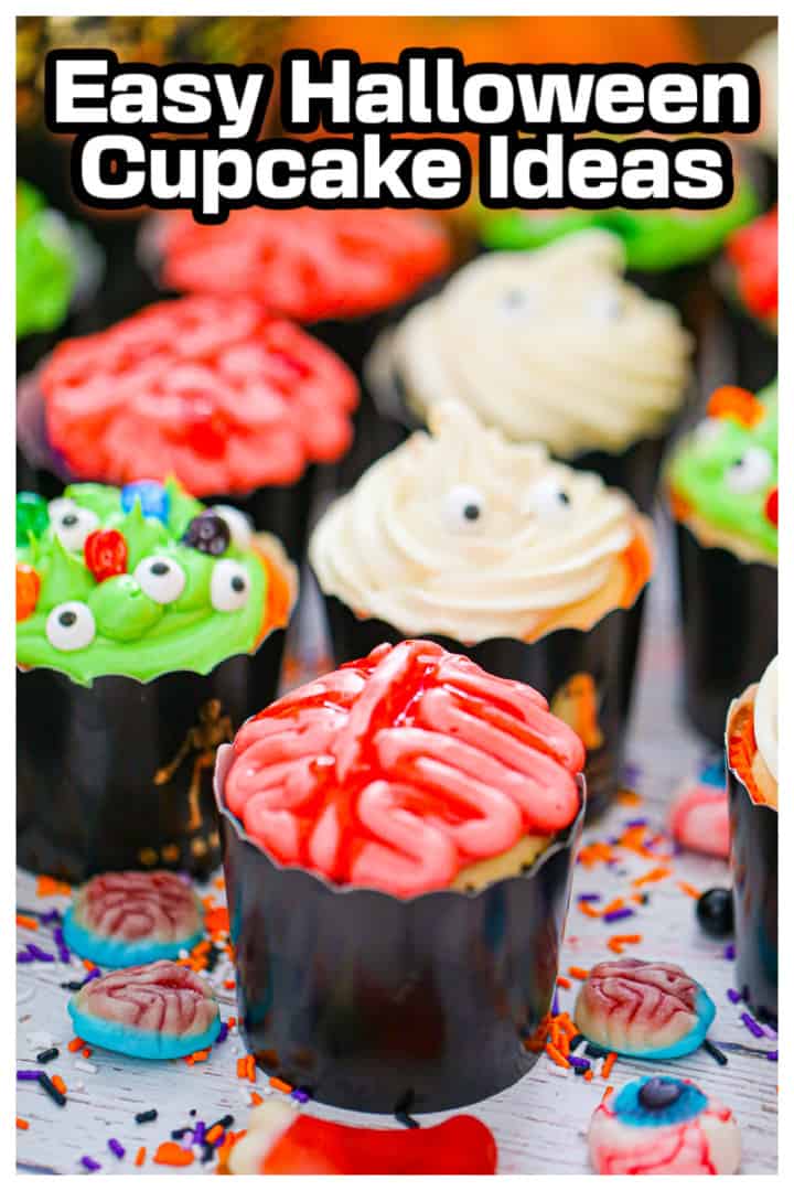 3 Easy Halloween Cupcake Ideas - The Baking ChocolaTess