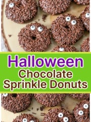 Fun Chocolate Sprinkle Donuts