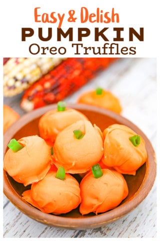 no-bake pumpkin truffles