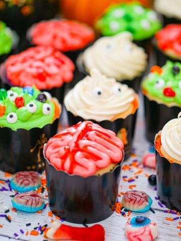 3 Easy Halloween Cupcake Ideas