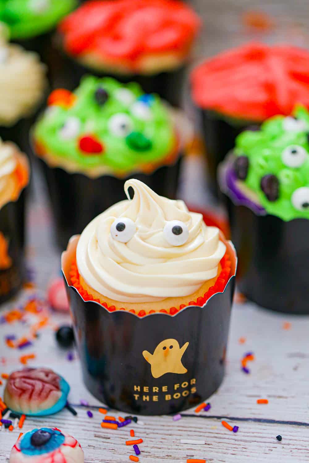 Easy Halloween Ghost Cupcake Ideas