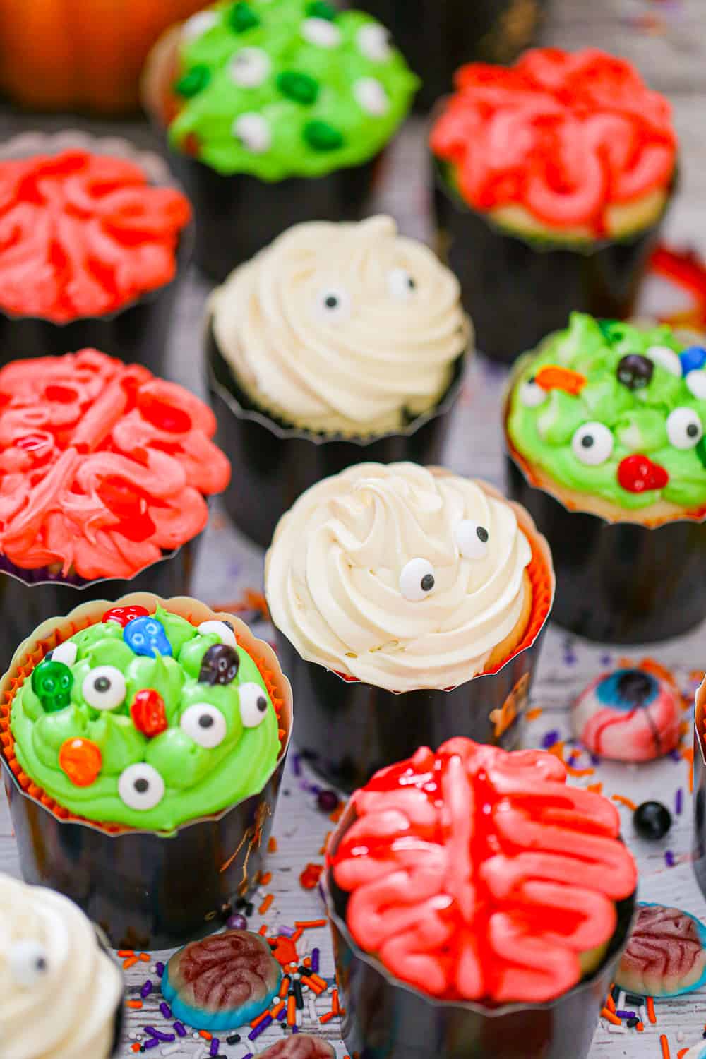 Easy Halloween Ghost Cupcake Ideas