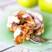 No Yeast Apple Cinnamon Rolls