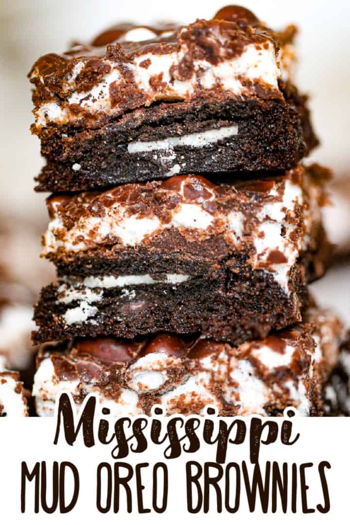 Mississippi Mud Oreo Brownies