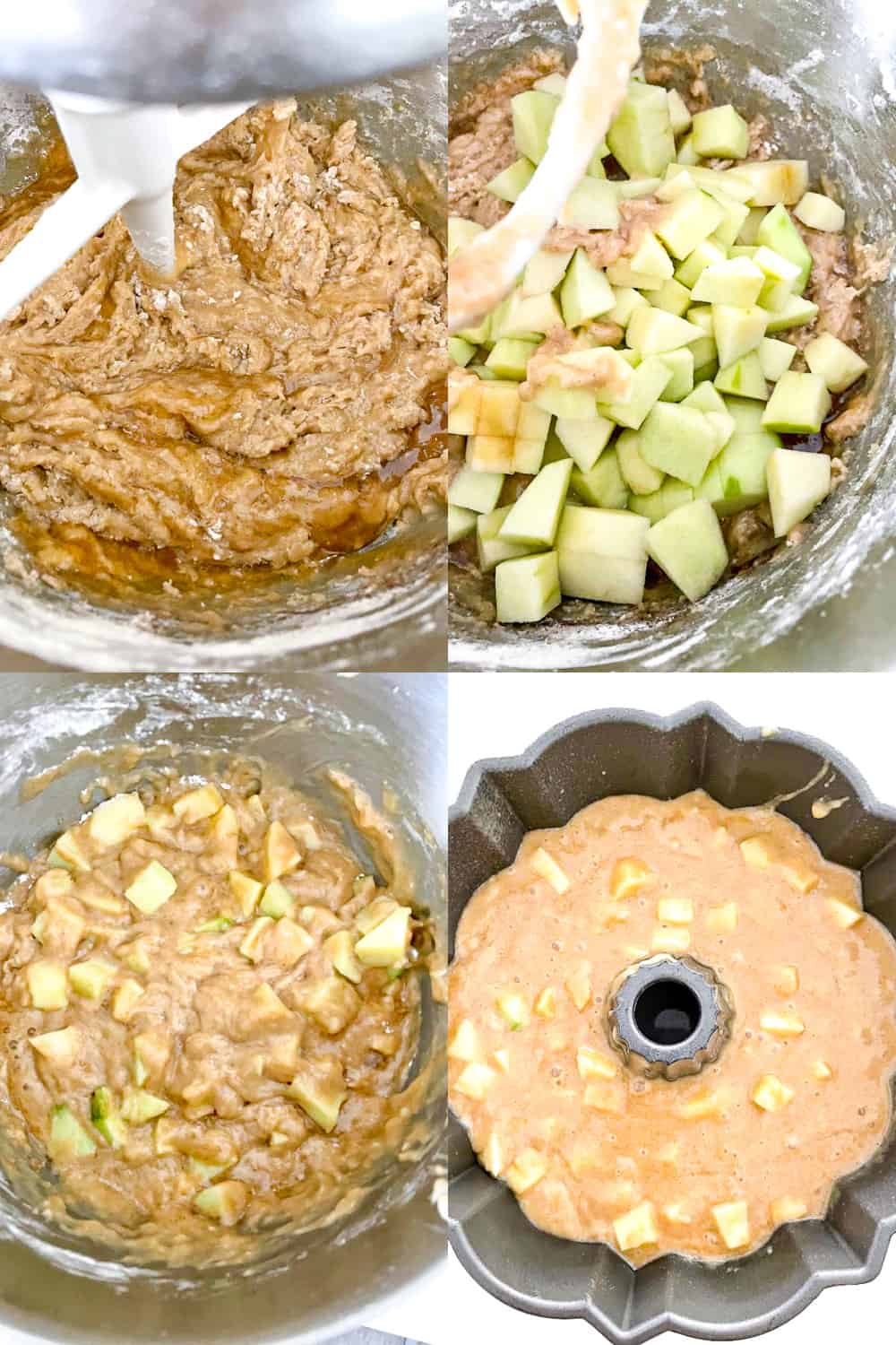 Caramel Apple Bundt Cake tutorial