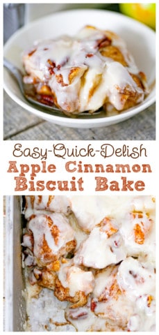 Easy Apple Cinnamon Biscuit Bake