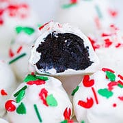 Christmas Peppermint Oreo Truffles