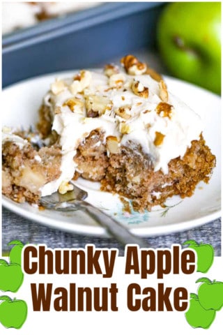 Chunky Apple Walnut Cake recipe