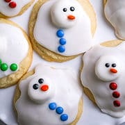 Easy Melted Snowman Cookies