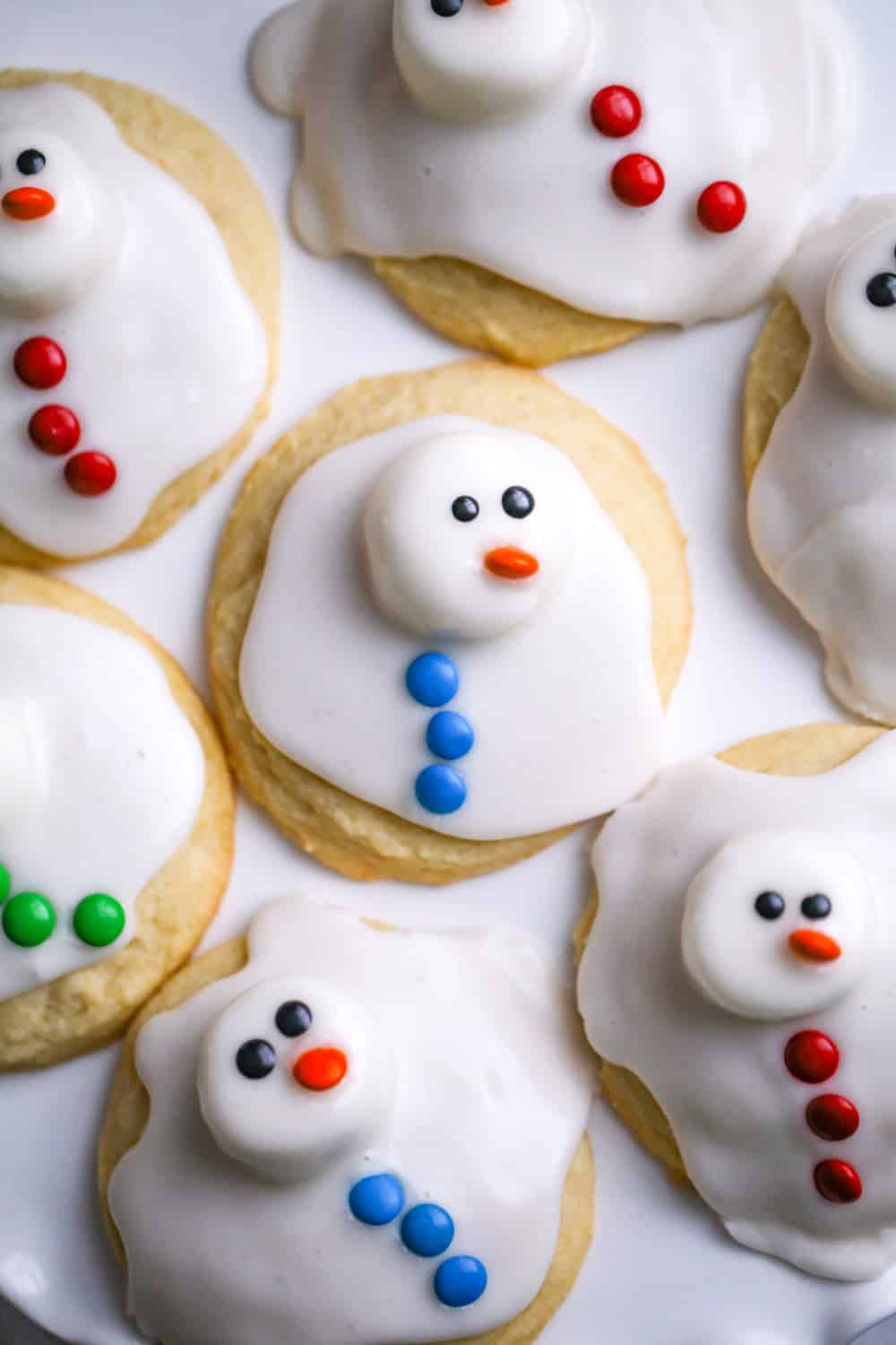 how to make melting snowman cookies