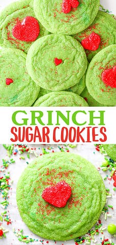 grinch christmas sugar cookies recipe