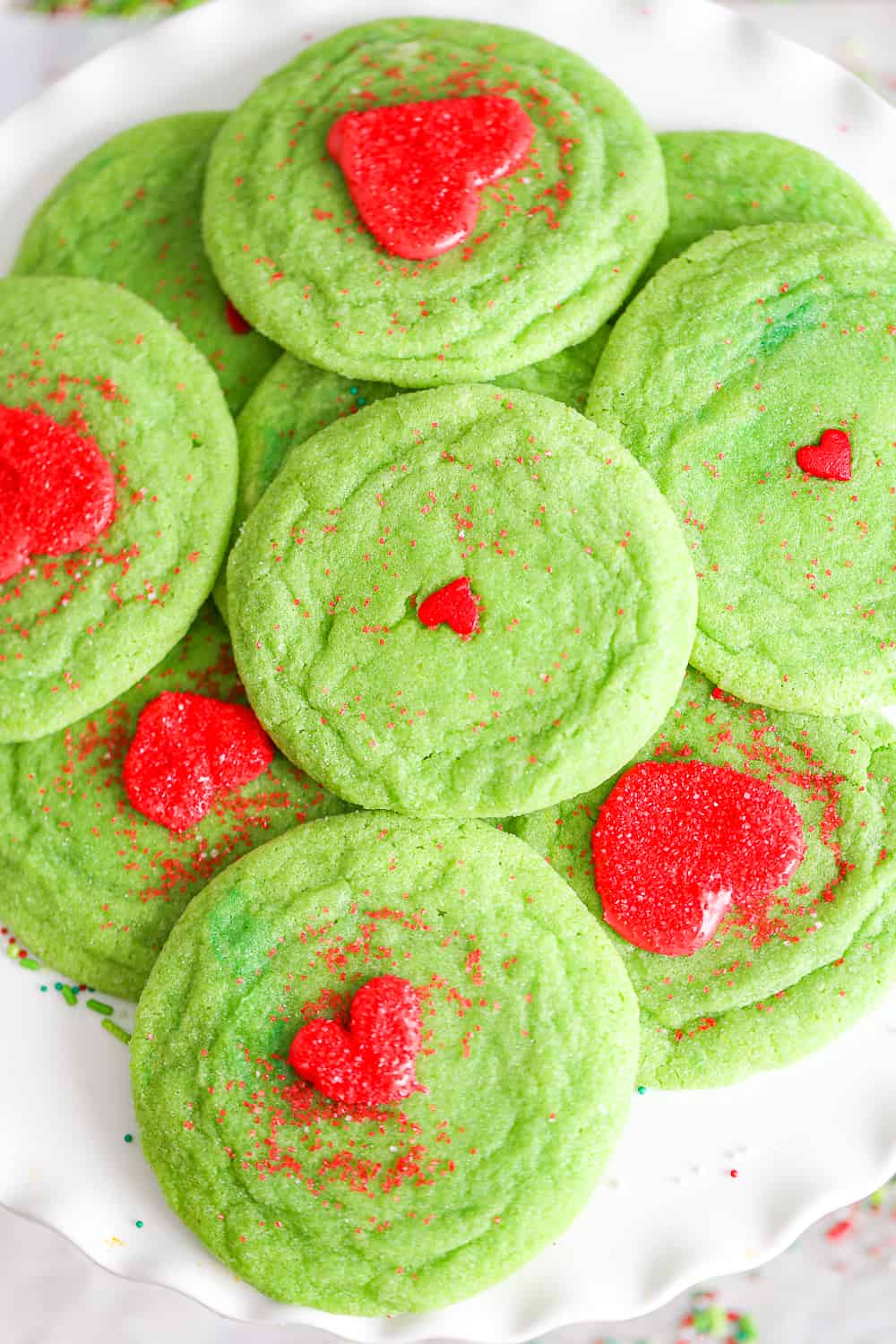 Grinch Sugar Cookies