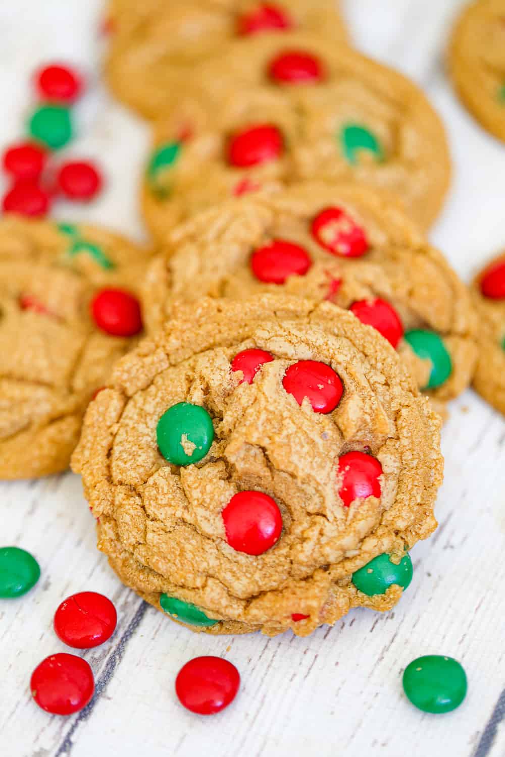 Biscoff M&M Cookie Butter Cookies christmas recipe