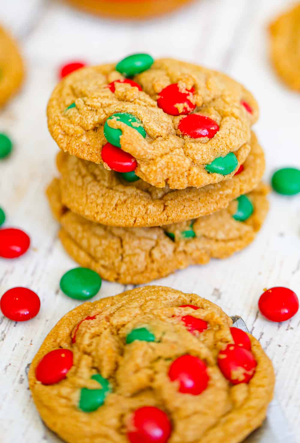 cookie butter m&m cookies