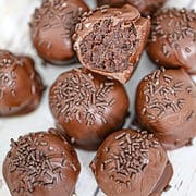 Chocolate Cake Cheesecake Truffles