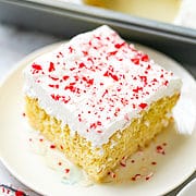Peppermint Tres Leches Cake