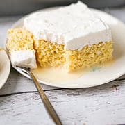 vanilla tres leches cake