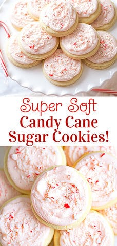 Candy Cane Sugar Cookies!