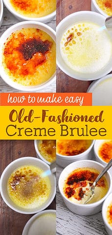 Easy 4 Ingredient Creme Brulee