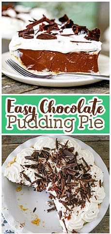 Old-Fashioned Chocolate Pudding Pie