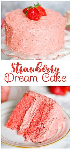 STRAWBERRY DREAM CAKE