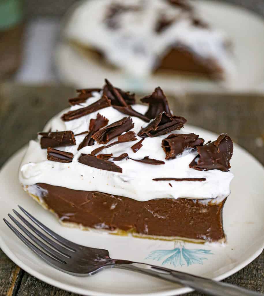 Easy Chocolate Pudding cream pie recipe