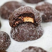 Ultimate Peanut Butter Cup Stuffed Chocolate Cookies