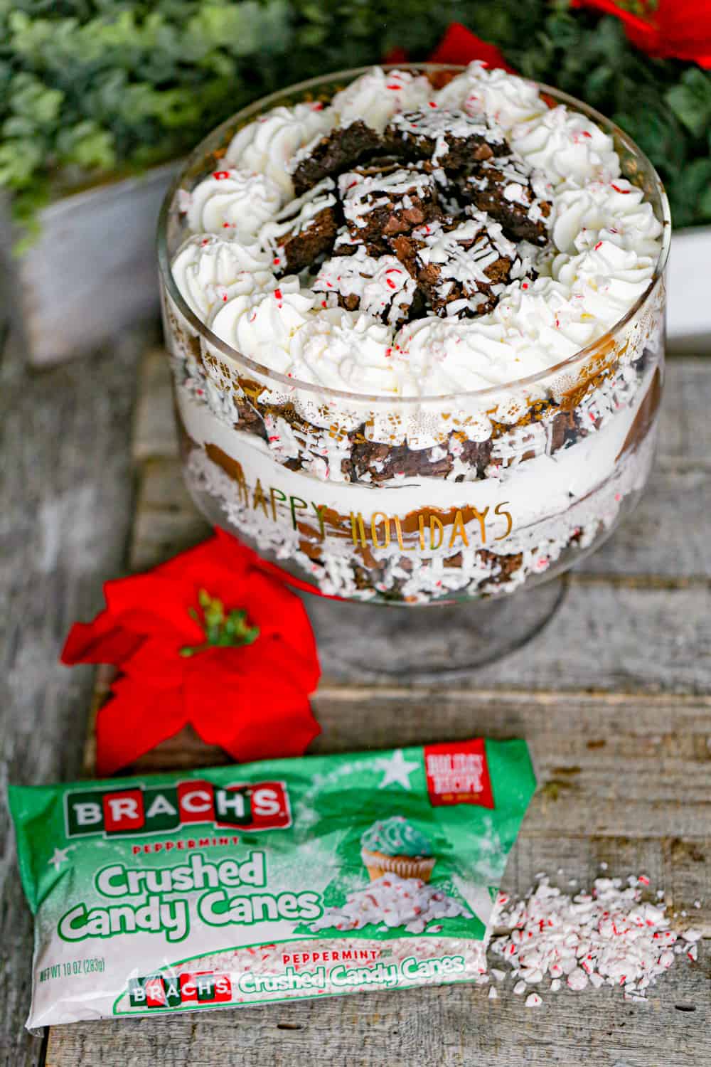 brownie peppermint trifle 