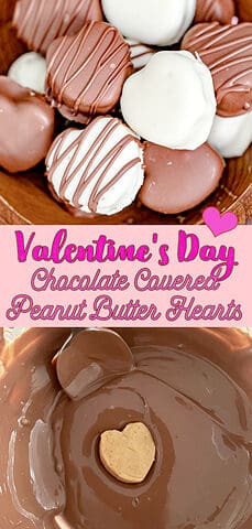Chocolate Peanut Butter Hearts