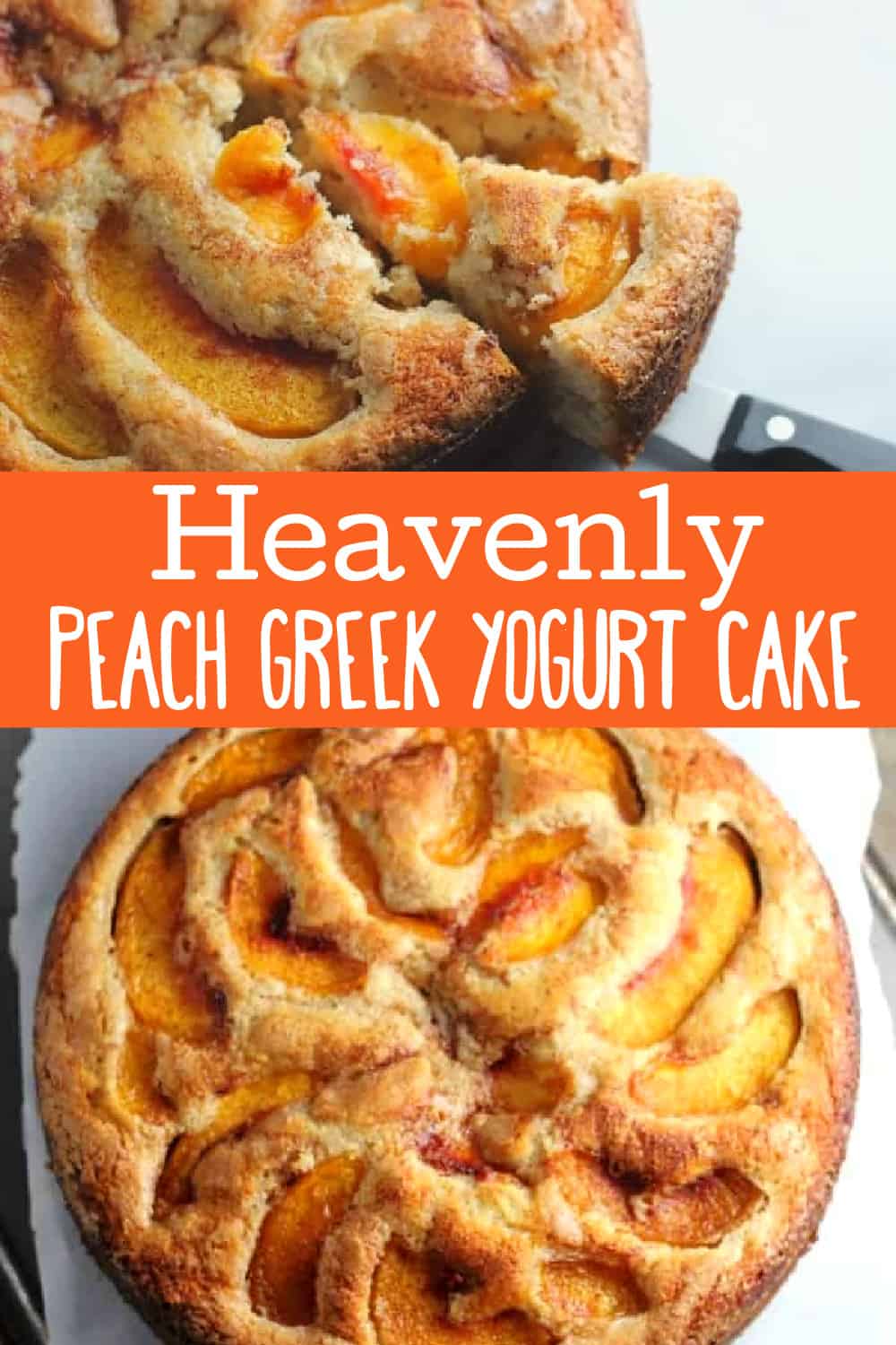 Heavenly Peach Greek Yogurt Cake