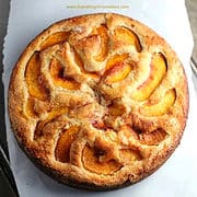 Heavenly Peach Greek Yogurt Cake