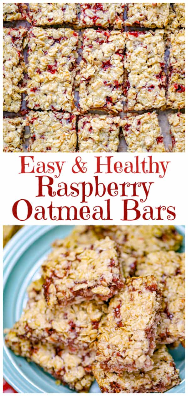 Super Healthy Raspberry Oatmeal Bars The Baking ChocolaTess