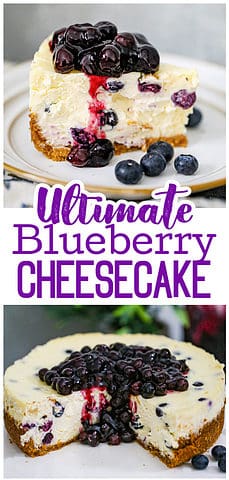 Ultimate Blueberry cheesecake