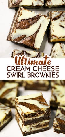 cheesecake swirl brownies