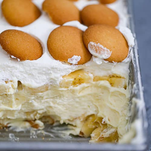 Easy Banana Layered Pudding Dessert