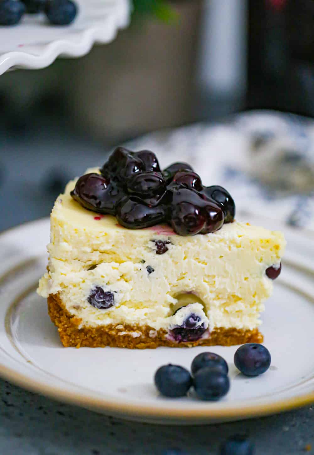 Fluffy & Creamy best Blueberry Cheesecake recipe