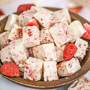 Easy Strawberry White Chocolate Fudge
