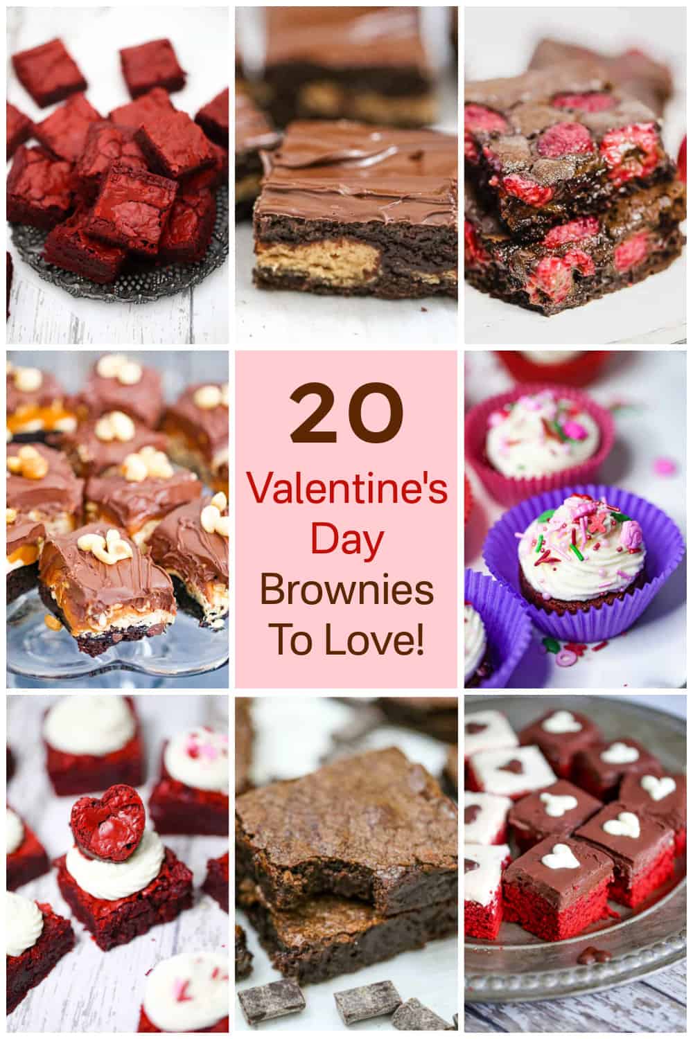 20 Valentine’s Day Brownies To Love