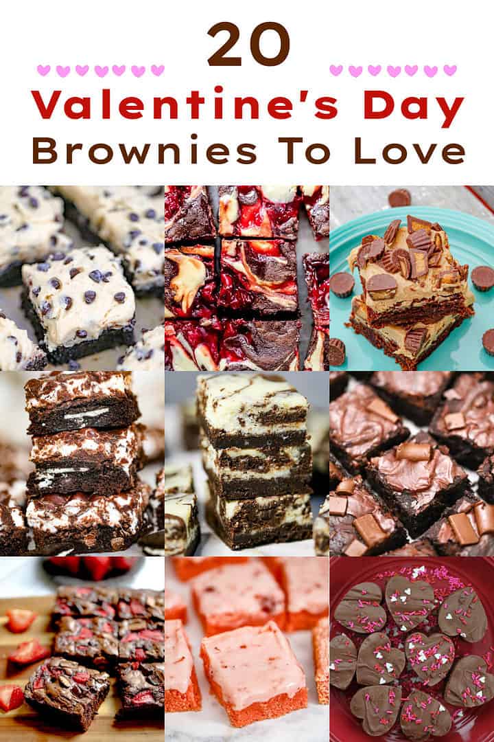 20 Valentine's Day Brownies To Love