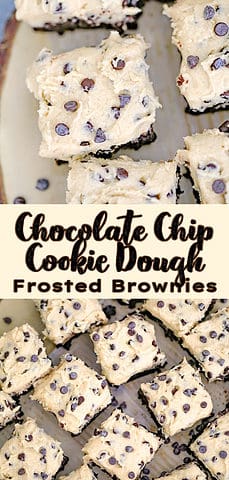 Cookie Dough Frosted Brownies