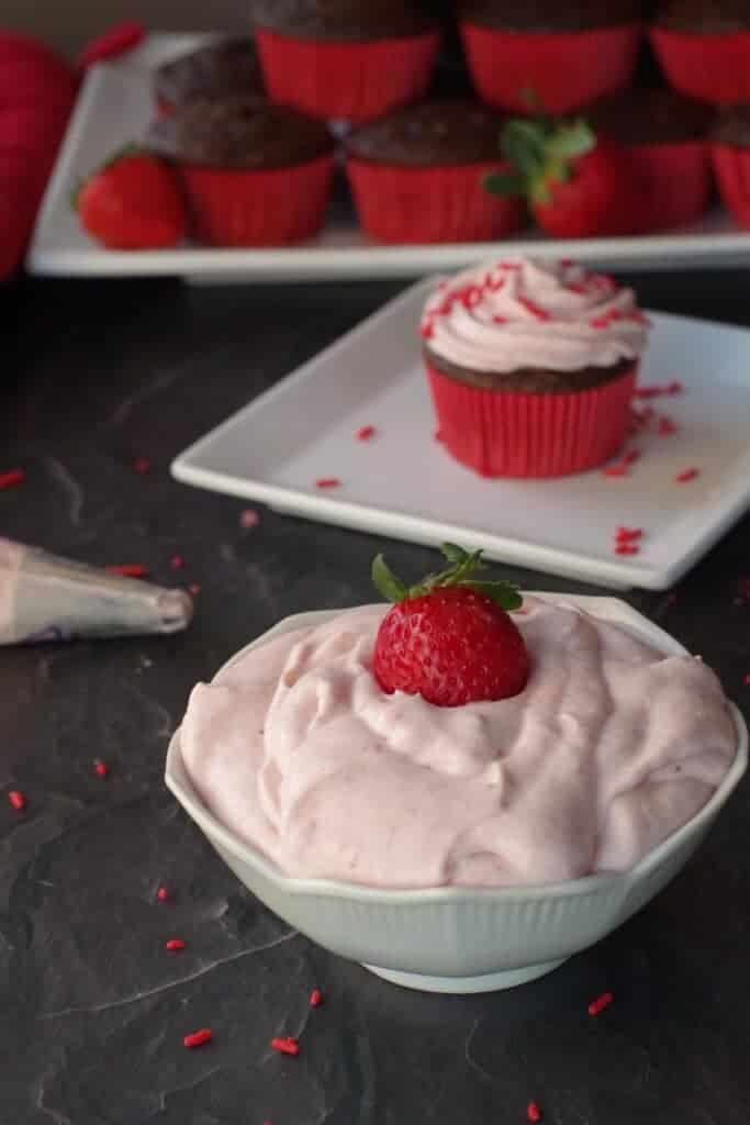 strawberry whipped cream