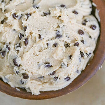 The Best Cookie Dough Frosting