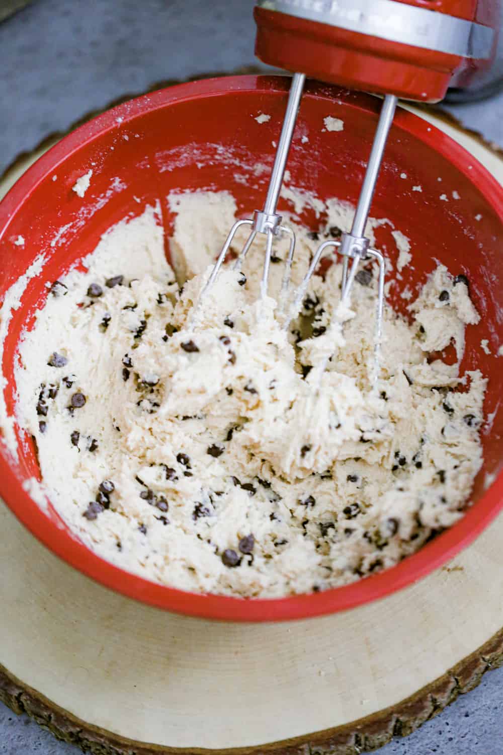 chocolate chip cookie dough frosting
