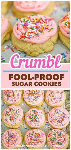 Crumbl Sugar Cookies Recipe
