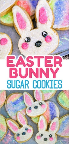 Cute Easter Bunny Sugar Cookies