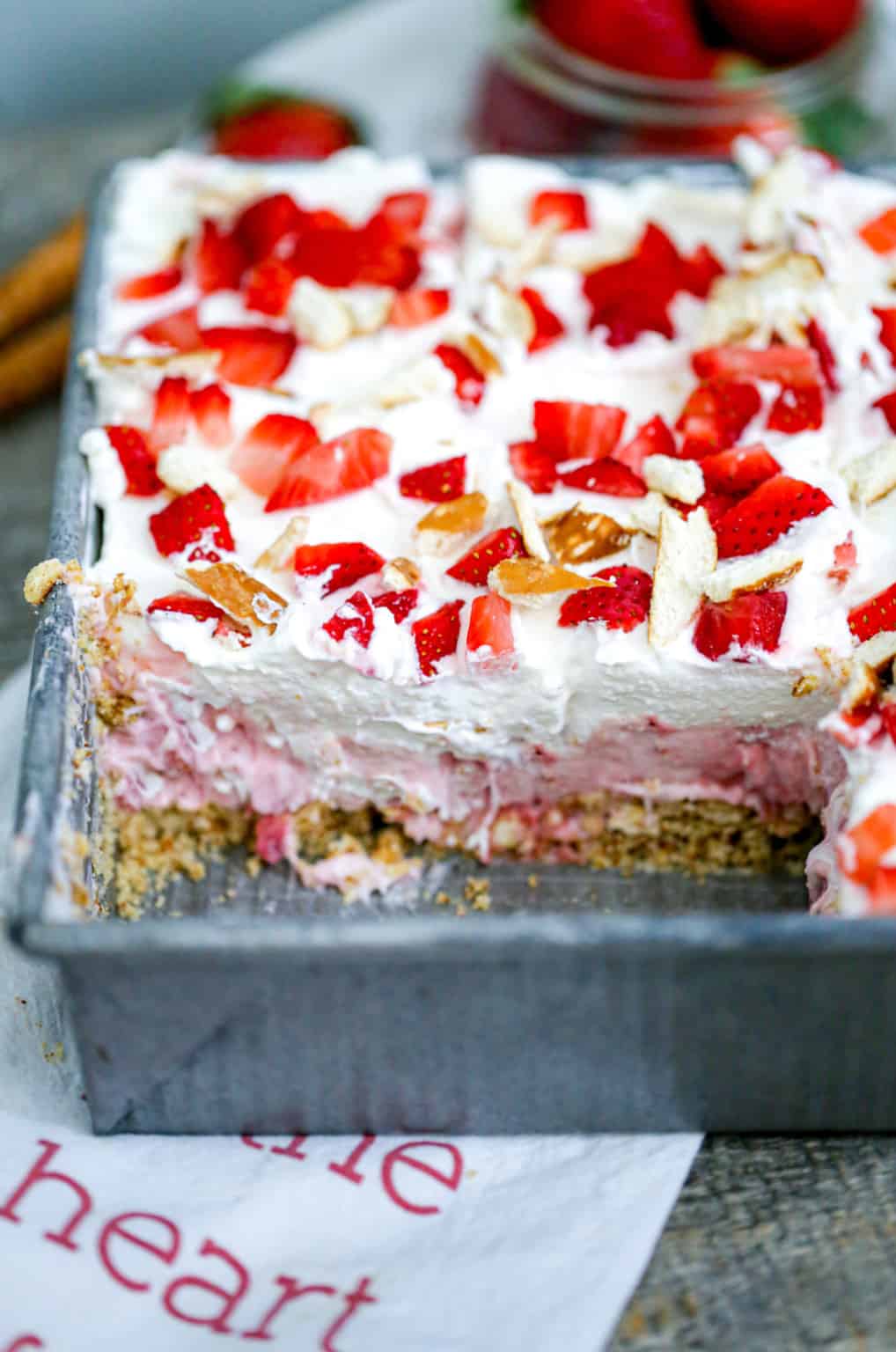 Strawberry Pretzel Layered Dessert The Baking ChocolaTess